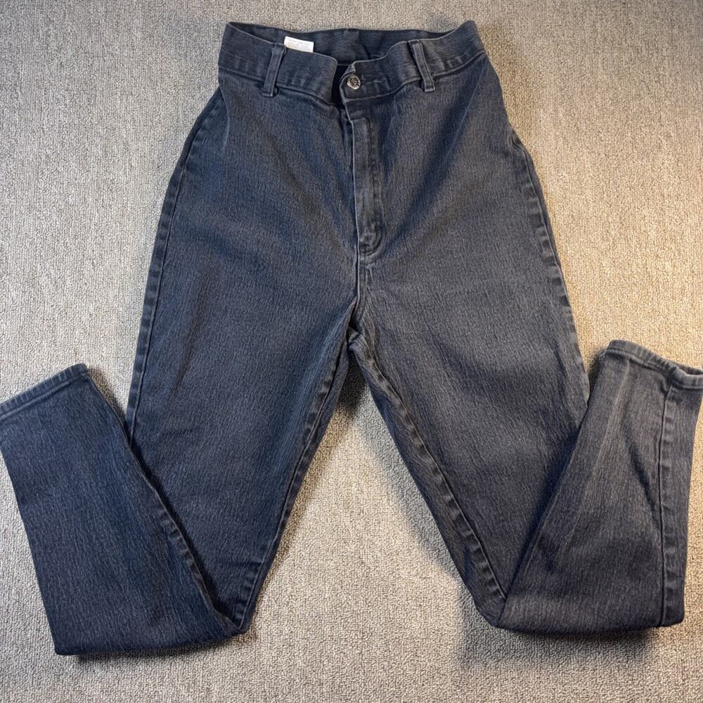 VTG 70s/80s No Boundaries Women’s Jeans Black Denim USA 11/12 Tapered RARE!